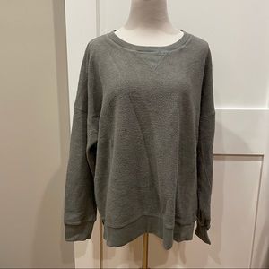 American Eagle COZY INSIDE & OUT SWEATSHIRT - XXL - Olive